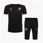 Camiseta baratas Liga Campeones negro Manchester United formación